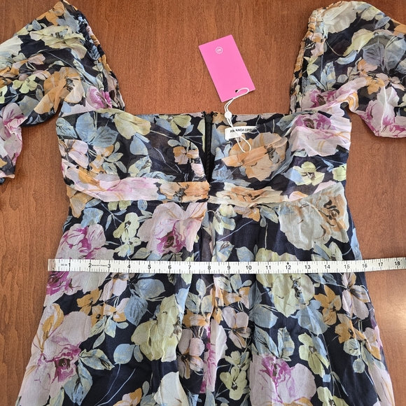 NWT Amanda Uprichard X Revolve Carrie Dress in Lisboa print | Sz Medium - Picture 9 of 16